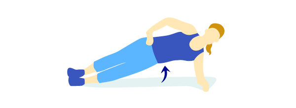 appui latéral sur l’avant-bras/Side-Plank